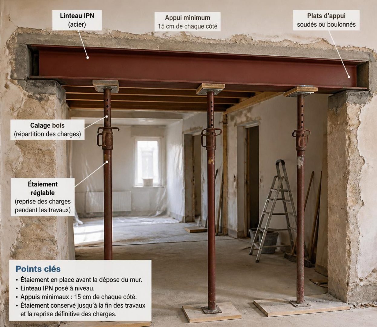 découvrez comment identifier si un mur est porteur avant de l'ouvrir et comment installer un linteau en toute sécurité grâce à nos conseils pratiques.