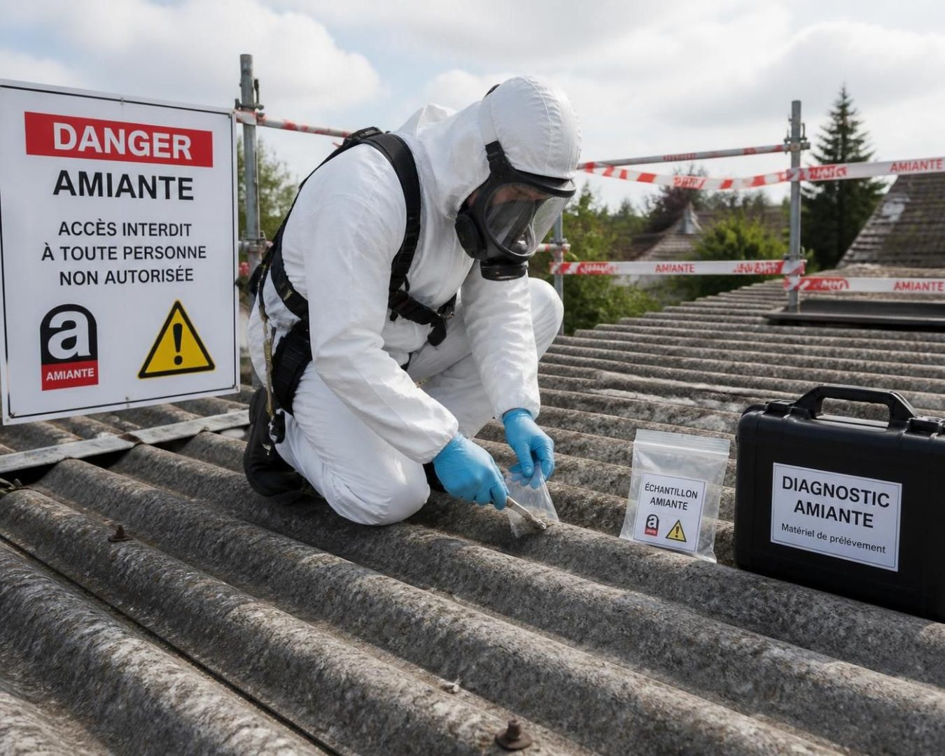 découvrez les précautions indispensables et conseils essentiels pour installer un panneau solaire en toute sécurité sur un toit en fibrociment contenant de l'amiante.