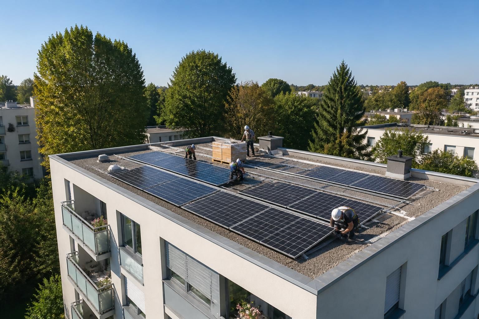 découvrez notre guide pratique pour installer des panneaux solaires dans une copropriété de moins de 10 lots et profitez d'une énergie renouvelable efficace et économique.