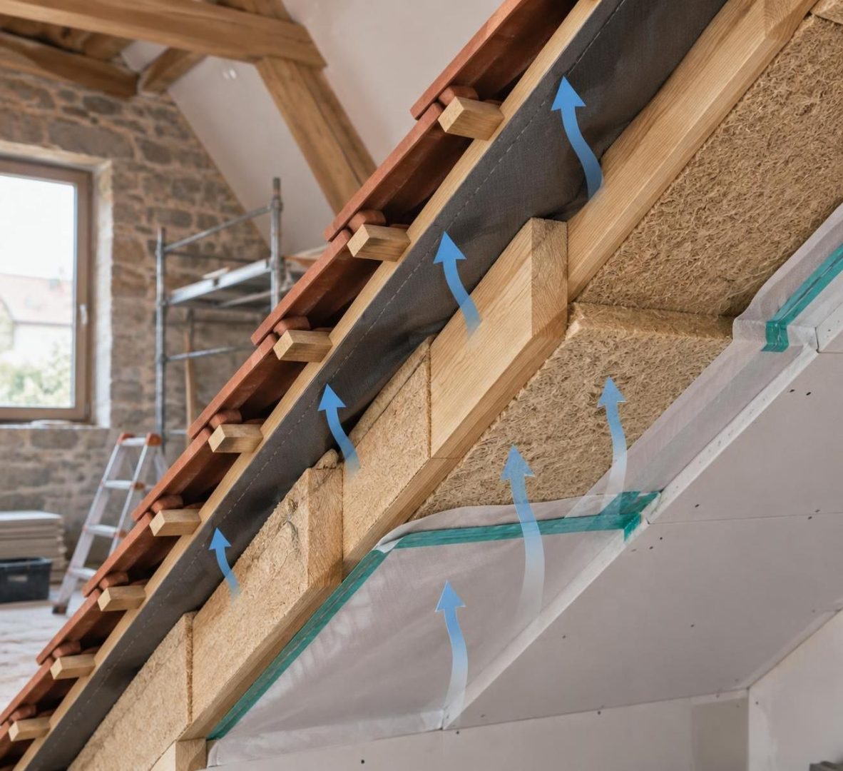 découvrez pourquoi le pare-vapeur est indispensable pour isoler des rampants en laine de bois, limiter la condensation et préserver la performance de l’isolation.